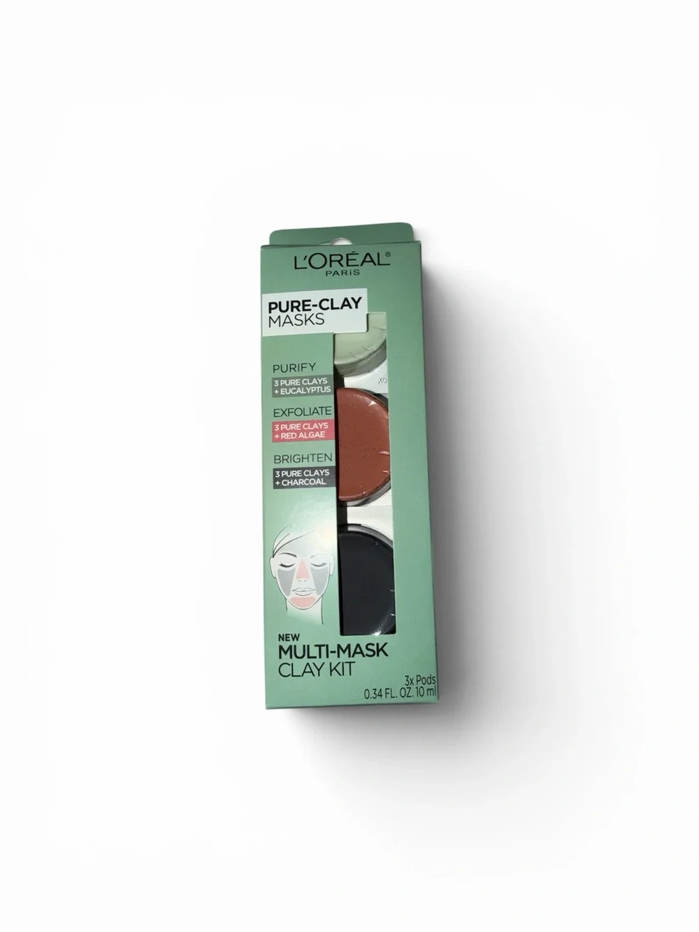 L'Oréal Paris Skincare Pure-Clay Face Mask Trial Size Set
